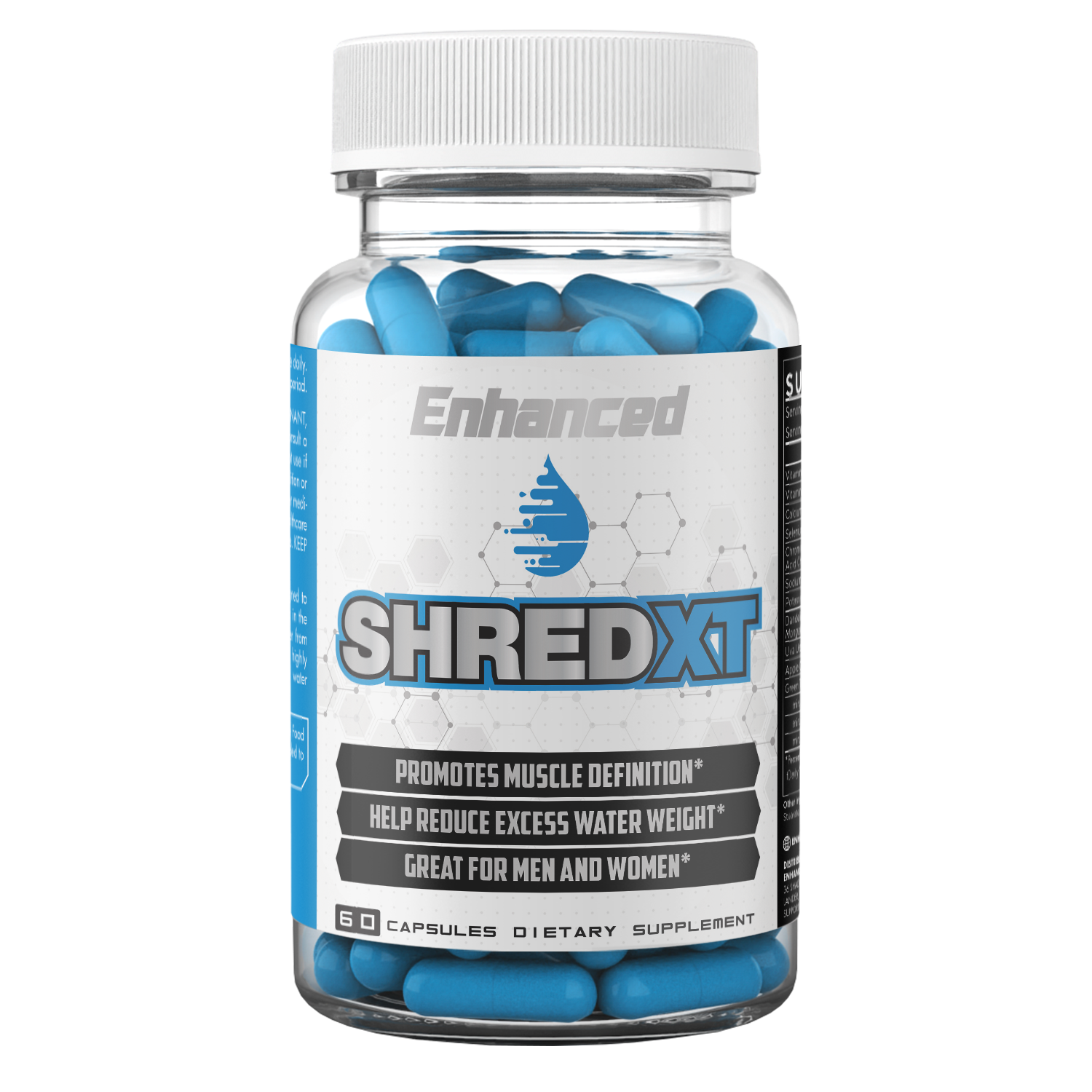 Shred XT Natural Diuretic - 60 Caps – Enhanced Labs