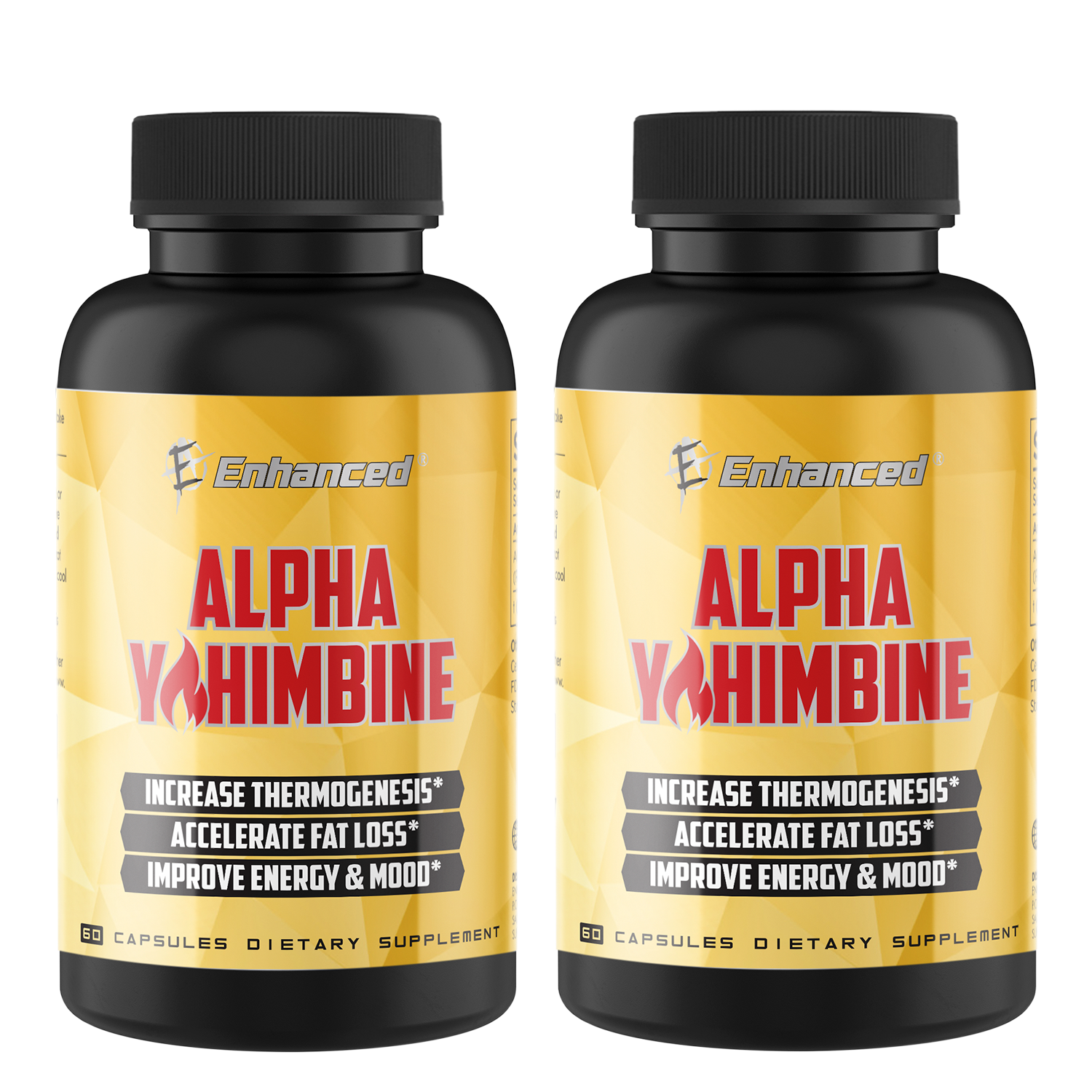 Alpha Yohimbine HCL Extract 60 Capsules Enhanced Labs Alpha yohimbine hcl extract 60 capsules enhanced labs
